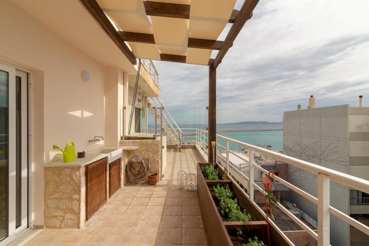 Penthouse Apartment In Downtown With Seaview Iraklio Exteriér fotografie