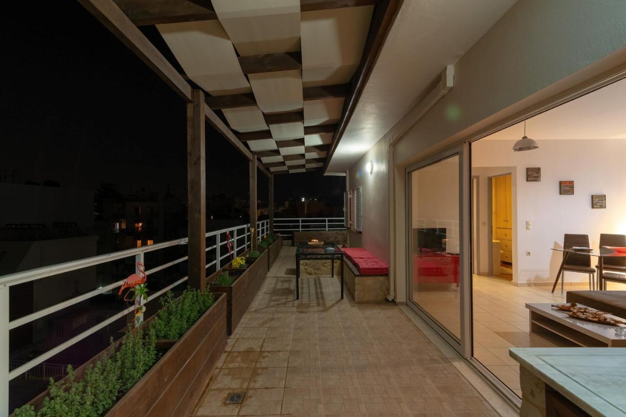 Penthouse Apartment In Downtown With Seaview Iraklio Exteriér fotografie